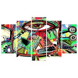 Vícedílný obraz na plátně Abstract Eye