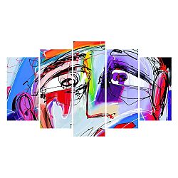 Vícedílný obraz na plátně Abstract Portrait