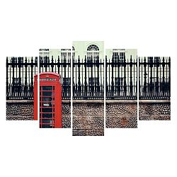 Vícedílný obraz na plátně English Call Box