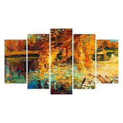 Vícedílný obraz na plátně Lake Landscape