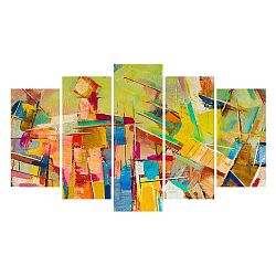 Vícedílný obraz na plátně Multicolor Abstract