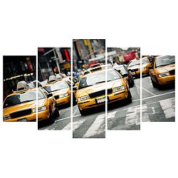 Vícedílný obraz na plátně New York Taxi