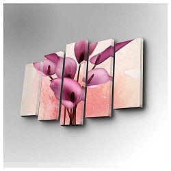 Vícedílný obraz Pink Flower, 82 x 50 cm