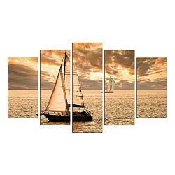 Vícedílný obraz Sailing Boat, 110 x 60 cm