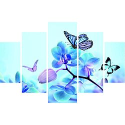 Vícedílný obraz Sakura And Butterfly, 92 x 56 cm