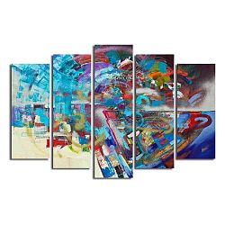 Vícedílný obraz Wall Art, 105 x 70 cm
