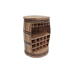 Vinotéka z mangového dřeva Canett Barrel