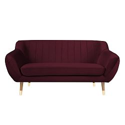 Vínová dvoumístná pohovka Mazzini Sofas Benito