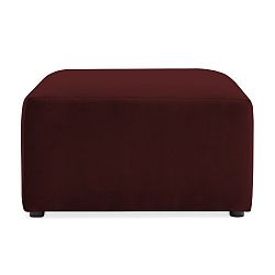 Vínově červená podnožka Vivonita Velvet Cube