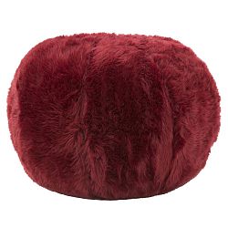 Vínově červený puf Mauro Ferretti Plush