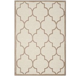 Vlněný koberec Everly Beige, 91x152 cm