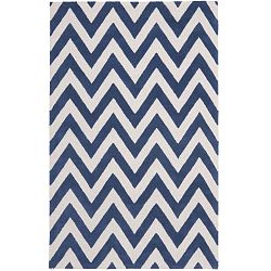 Vlněný koberec Safavieh Stella Navy, 182 x 121 cm
