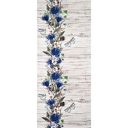 Vysoce odolný běhoun Webtappeti Fiori, 58 x 280 cm