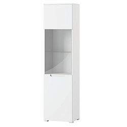 Vysoká skříňka s vitrínou Szynaka Meble Original