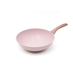 WOK pánev Bisetti Stonerose Rose Daniele, ø 28 cm