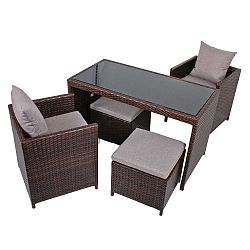 Zahradní skládací sedací set ADDU Montpellier