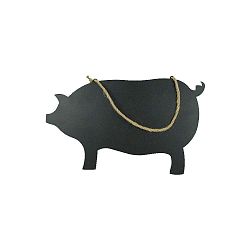 Závěsná cedulka na psaní křídou Piggy