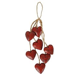 Závěsná dekorace Antic Line Red Heart 