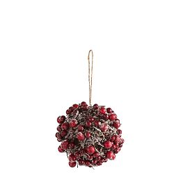 Závěsná dekorace J-Line Berries, ⌀ 12 cm