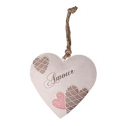 Závěsná dekorace srdce Antic Line Fantasie Amour