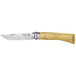 Zavírací nůž se vzorem srdcí Opinel Nature N°07