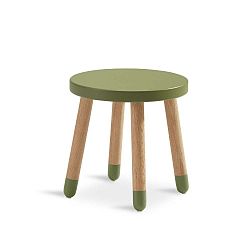 Zelená dětská stolička Flexa Play, ø 30 cm