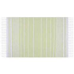 Zelená osuška Hammam Olive, 100 x 170 cm