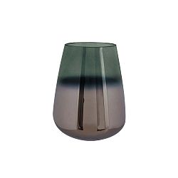 Zelená skleněná váza PT LIVING Oiled, výška 18 cm