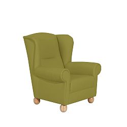 Zelené křeslo ušák Max Winzer Monarch Green