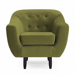 Zelené křeslo Vivonita Laurel Olive