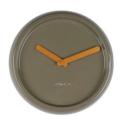 Zelené nástěnné keramické hodiny Zuiver Ceramic