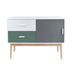 Zeleno-šedá komoda Leitmotiv Neat