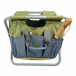 Zeleno-šedá zahradní stolička – Esschert Design