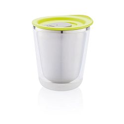 Zelený cestovní termohrnek XD Design Dia, 227 ml