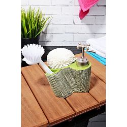 Zelený kameninový dávkovač na mýdlo Nature Touch