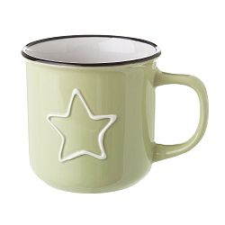 Zelený keramický hrnek Unimasa Star, 325 ml