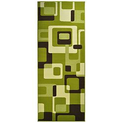Zelený koberec Hanse Home Hamla Retro, 80 x 300 cm
