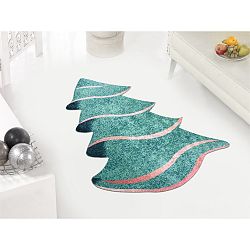 Zelený koberec Vitaus Christmas Tree, 80 x 120 cm