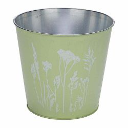 Zelený květináč Ego Dekor Flowery, ø 10,5 cm