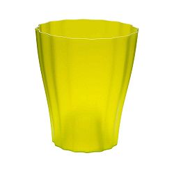 Zelený květináč Plastia Trasluscent Ola, ø 13,4 cm