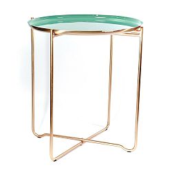 Zelený odkládací stolek 360 Living Cady, ⌀ 50,5 cm