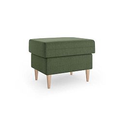 Zelený puf Mazzini Sofas Aubrieta, 60 x 45 cm