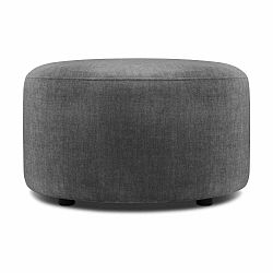 Zelený sametový puf Mazzini Sofas Debbie, ø 68 cm