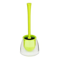 Zelený toaletní kartáč Wenko Fiesta Green
