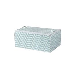 Zelený úložný box na peřinu Compactor, délka 70 cm