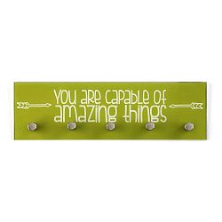 Zelený věšák na klíče Versas Amazing