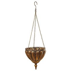 Železný závěsný květináč Faith, délka 82 cm