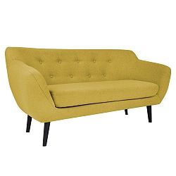 Žlutá 2místná pohovka Mazzini Sofas Piemont