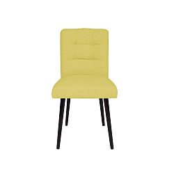 Žlutá jídelní židle Cosmopolitan Design Monaco