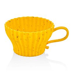 Žlutá silikonová formička The Mia Maya, ⌀ 10 cm